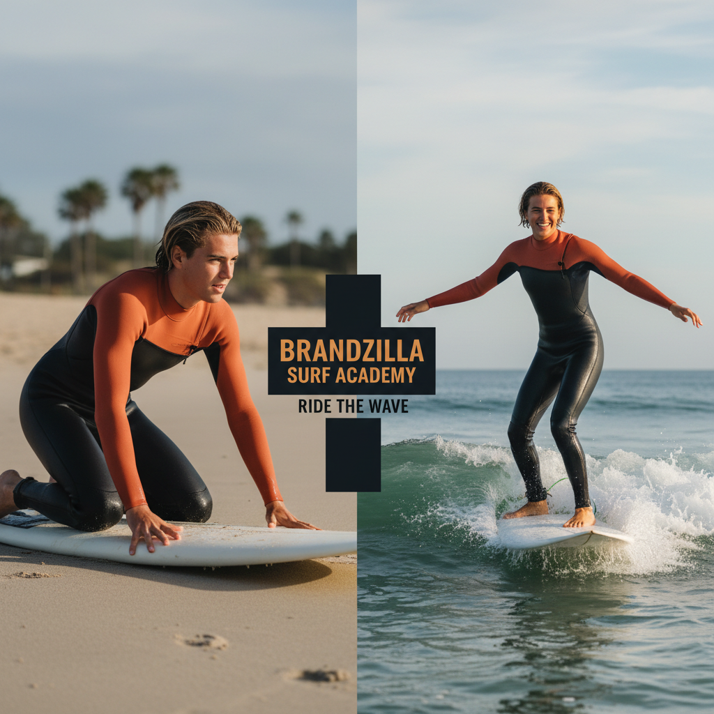 Before and After Post Ideas for Surf Schools: Capture the Stoke