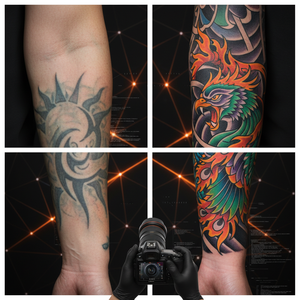 Before and After Post Ideas for Tattoo Artists